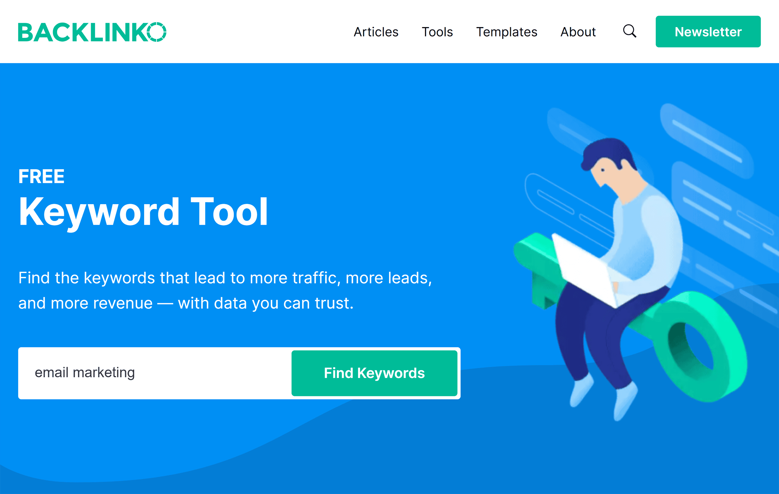 Backlinko &ndash; Keyword tool