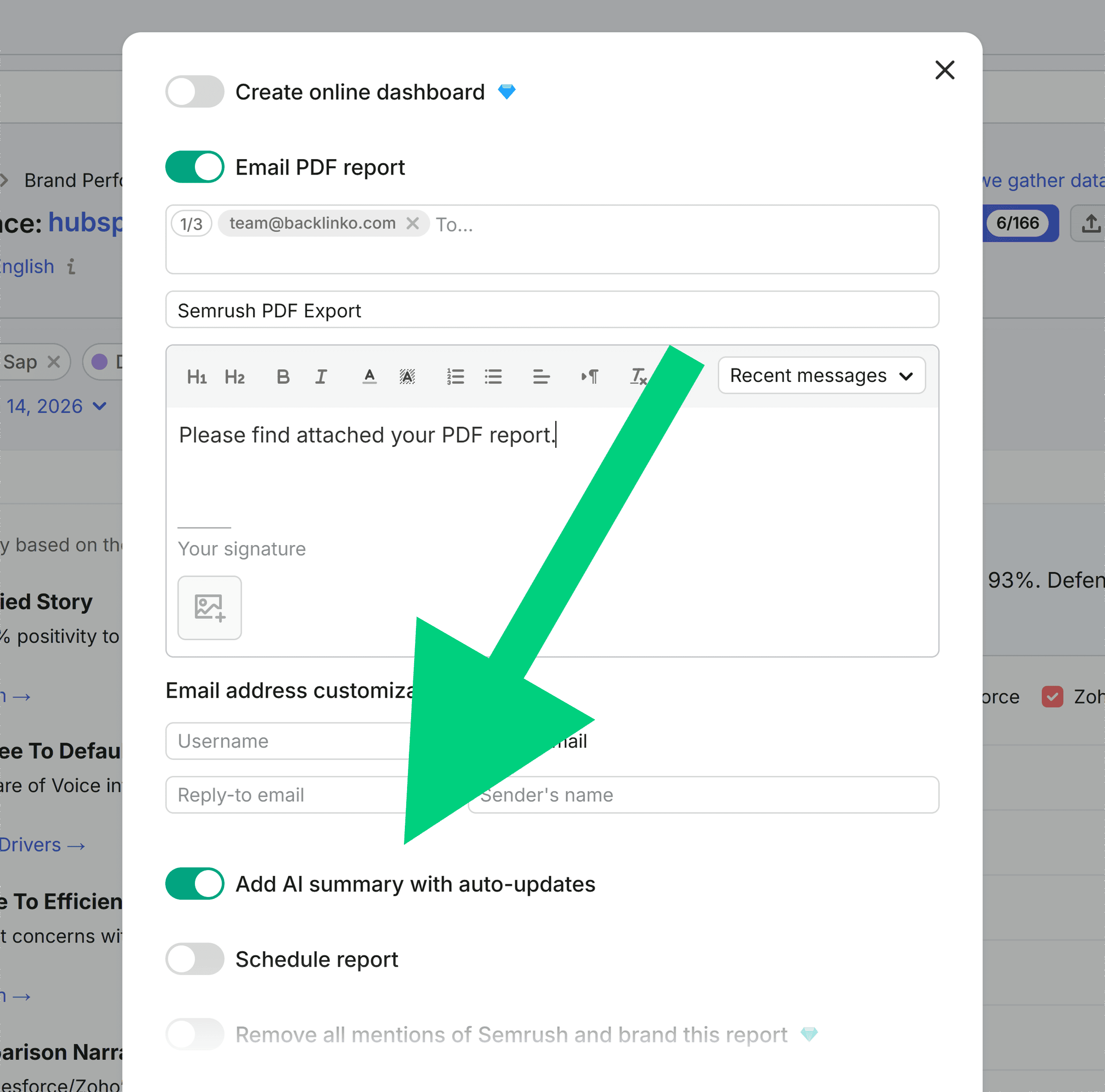 Brand Performance – Report Brand Performance – Report