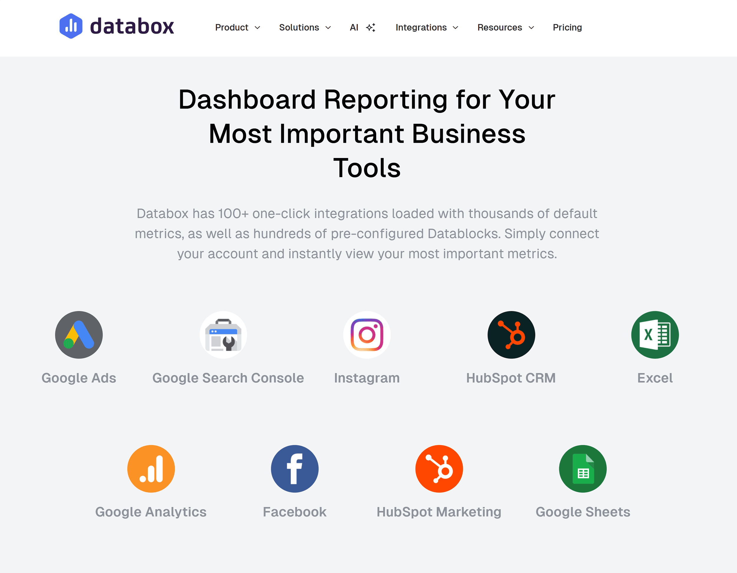 Databox – Dashboard reporting Databox – Dashboard reporting