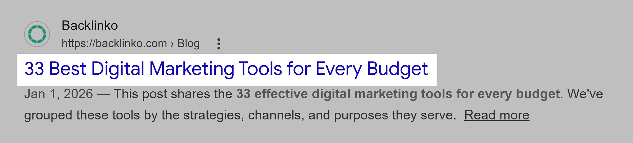 Digital marketing tools post &ndash; Title