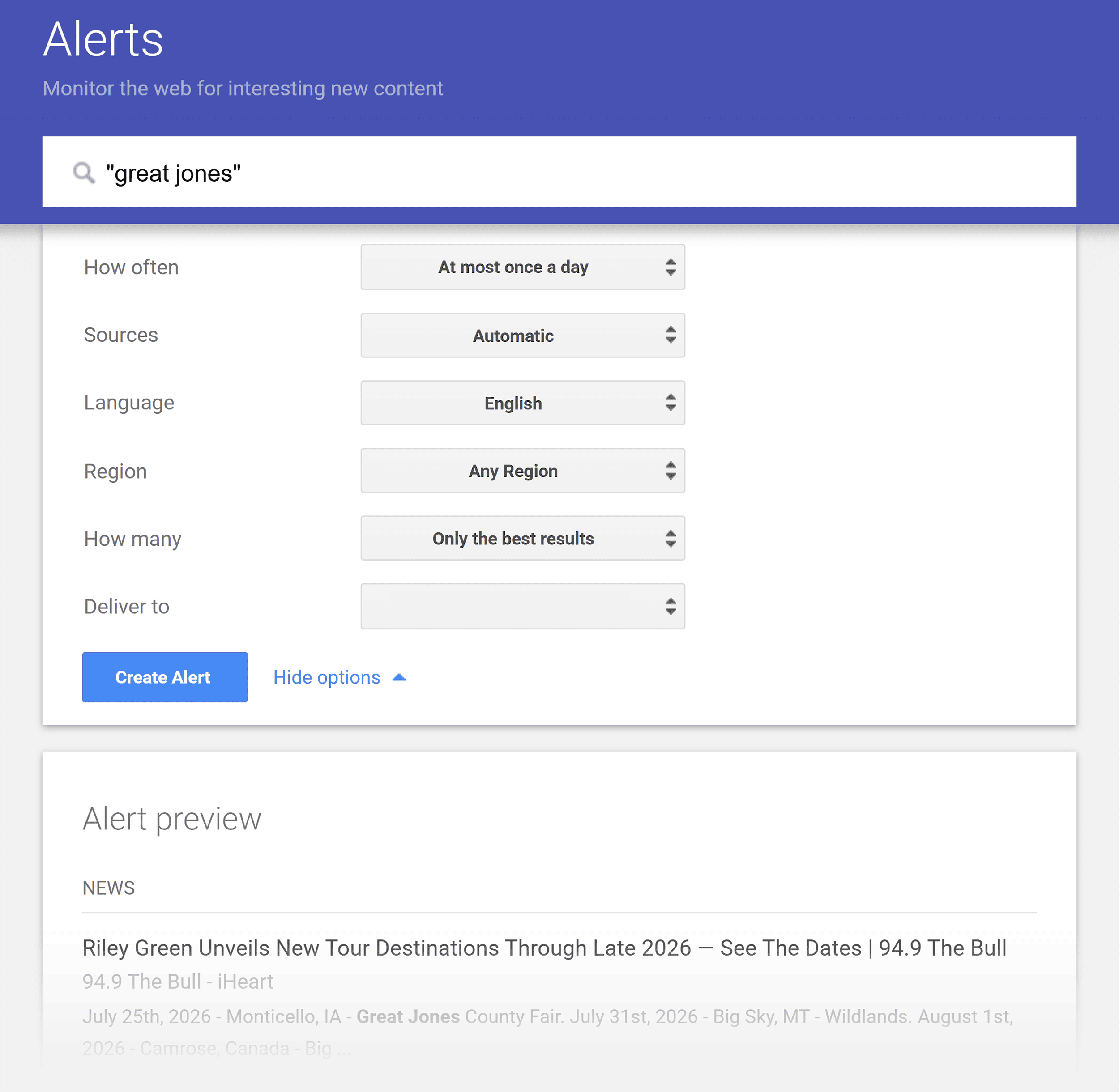 Google Alerts – Great Jones Google Alerts – Great Jones