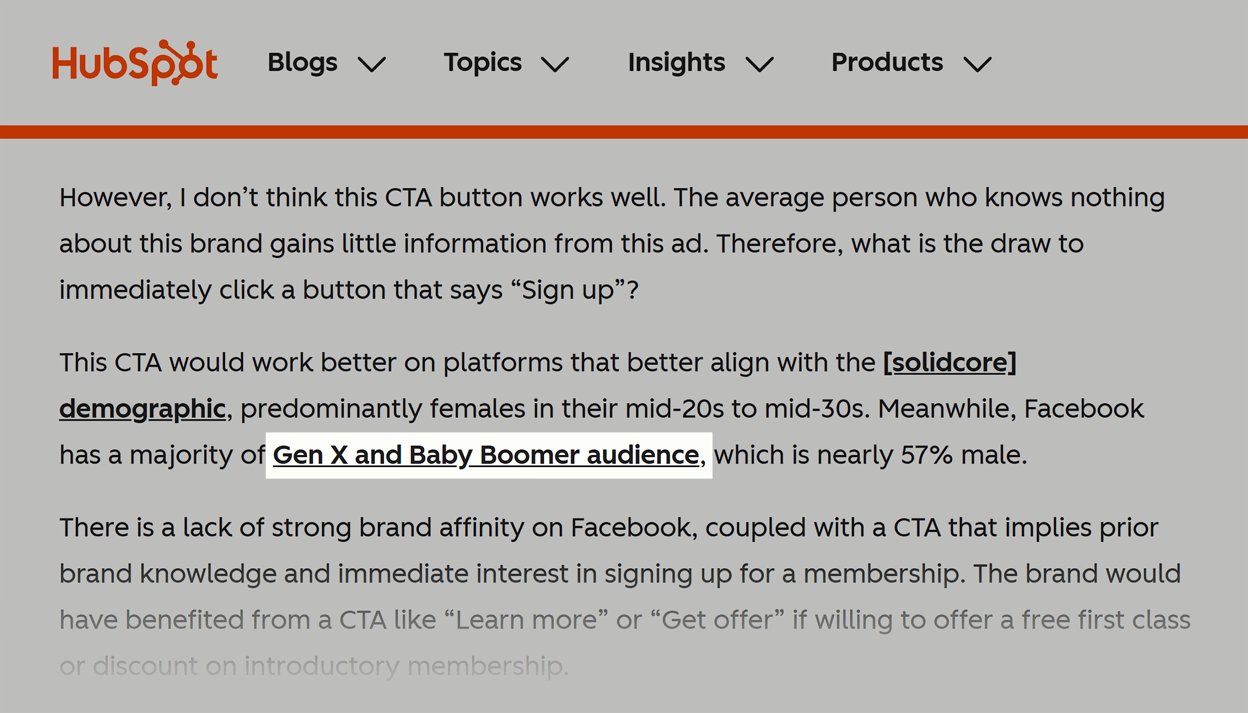 Hubspot backlink