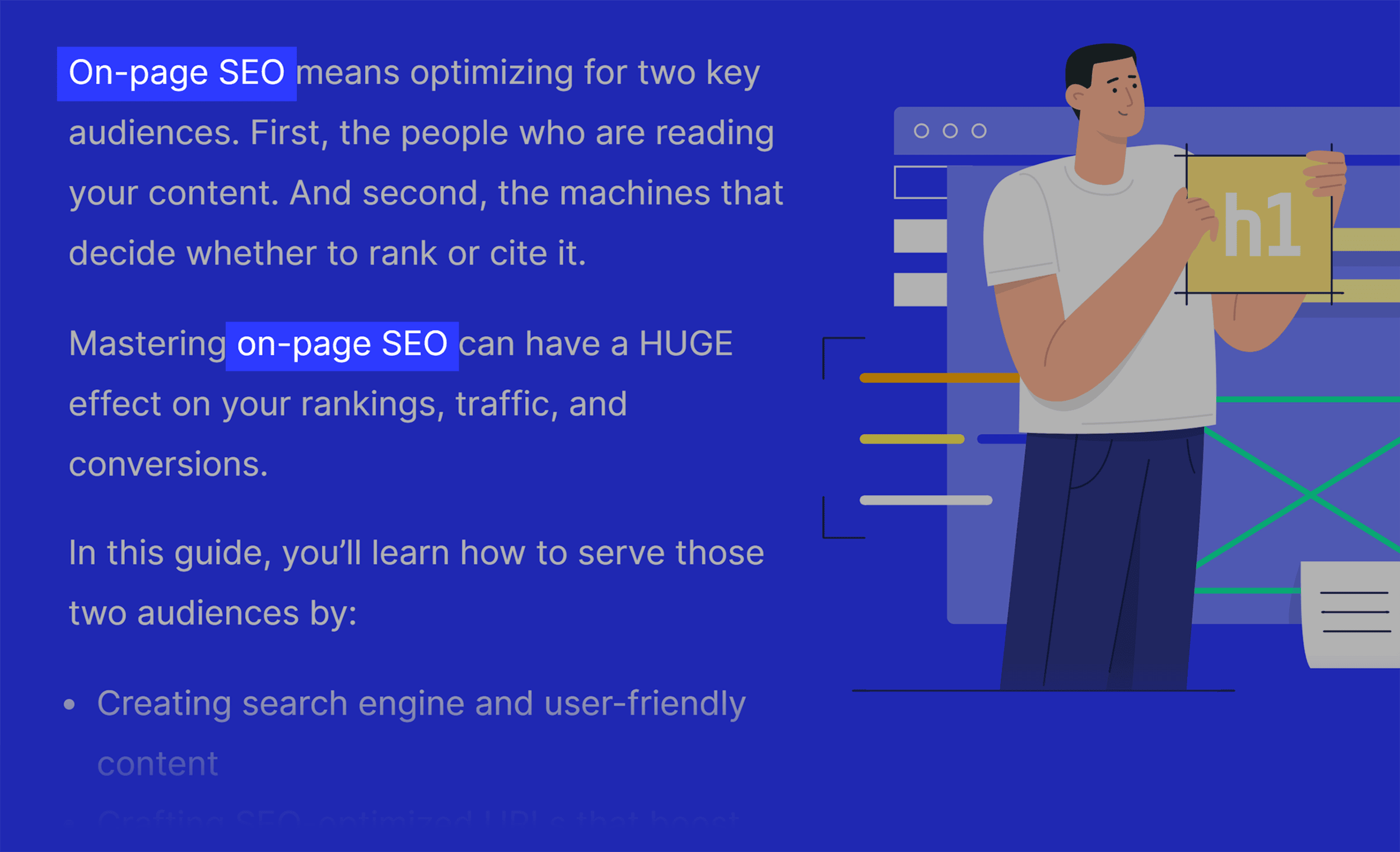 On-page SEO – Keywords in intro On-page SEO – Keywords in intro