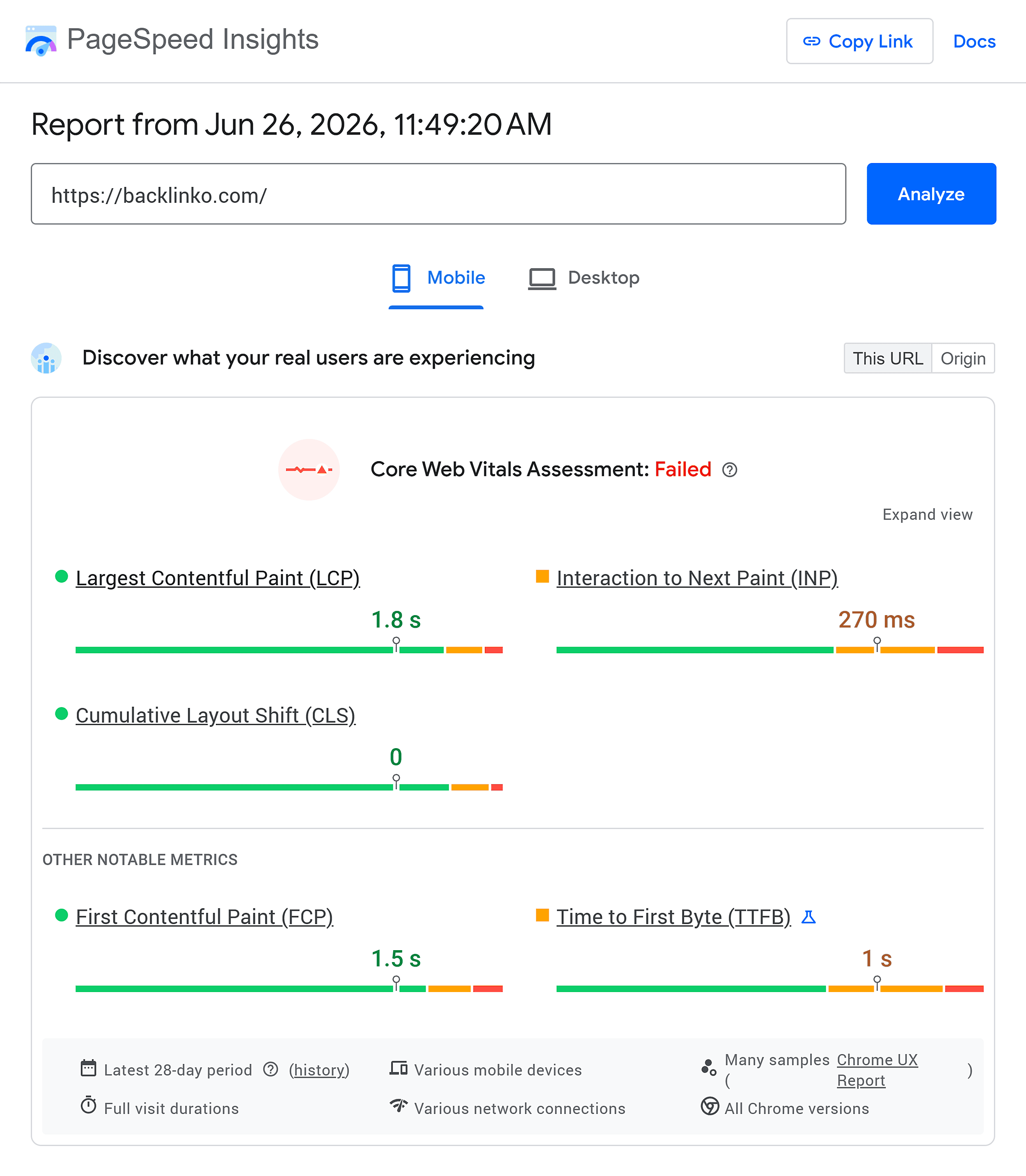 PageSpeed Insights – Report – Backlinko PageSpeed Insights – Report – Backlinko