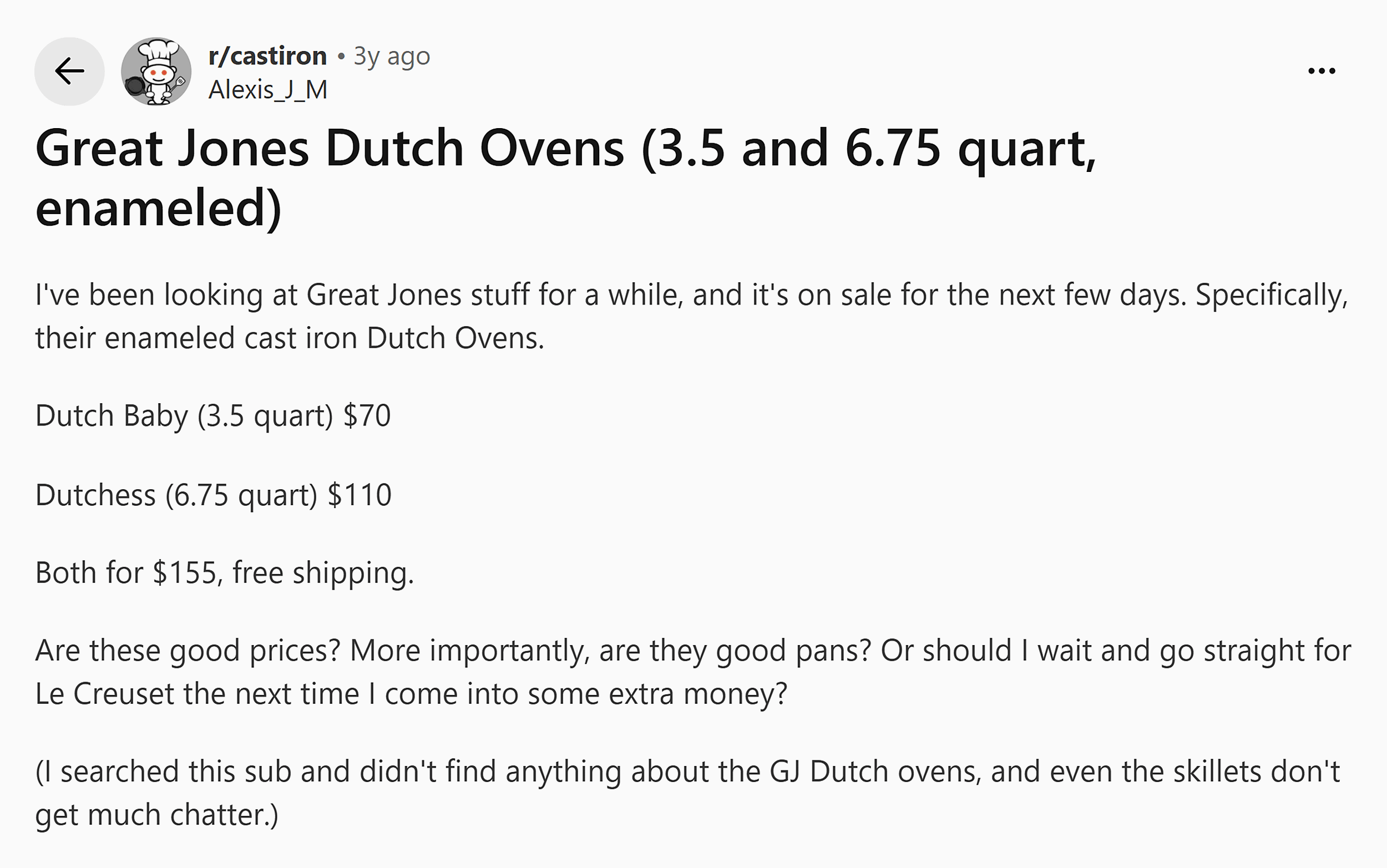Reddit – Great Jones Dutch ovens Reddit – Great Jones Dutch ovens