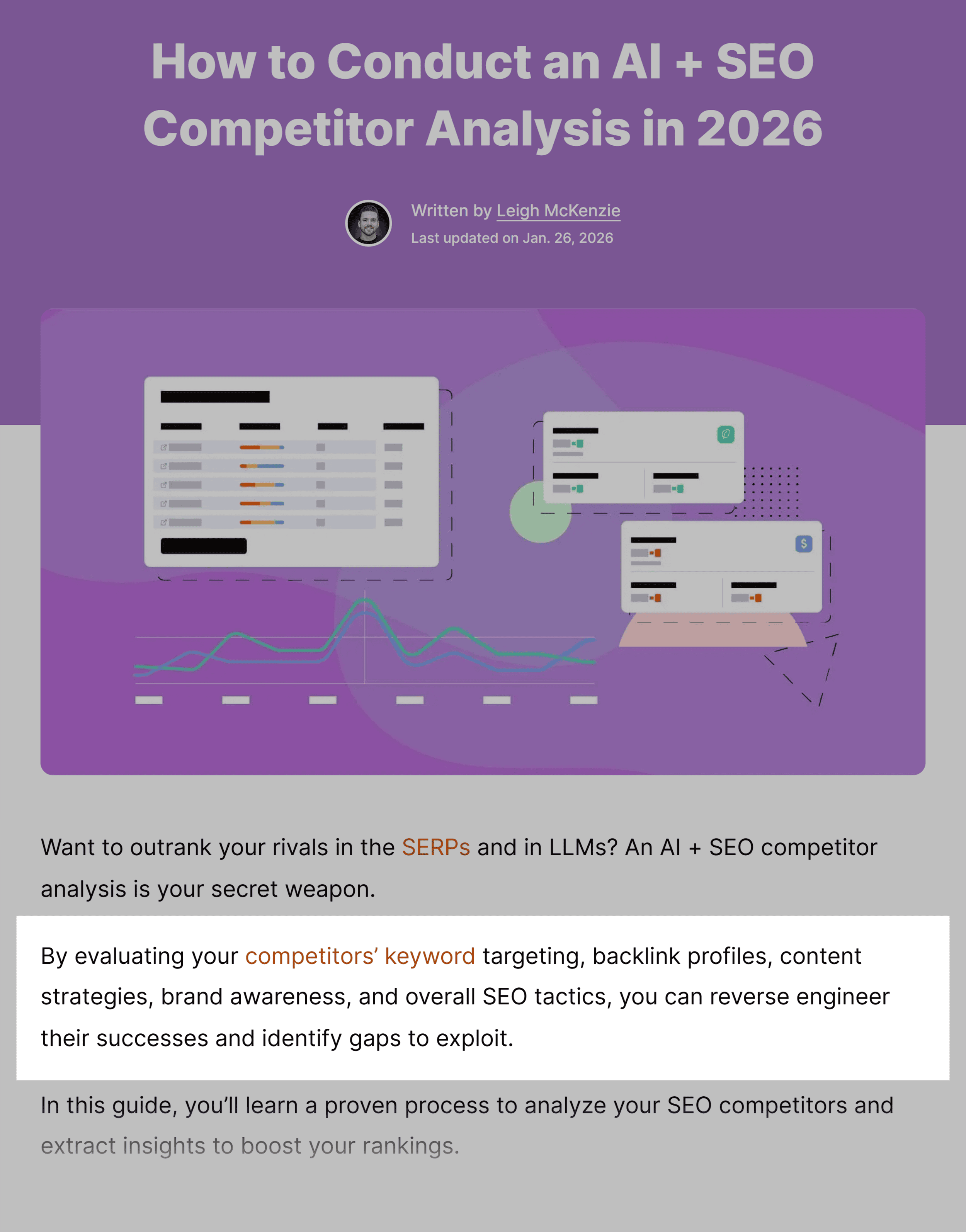 SEO Competitor Analysis intro SEO Competitor Analysis intro