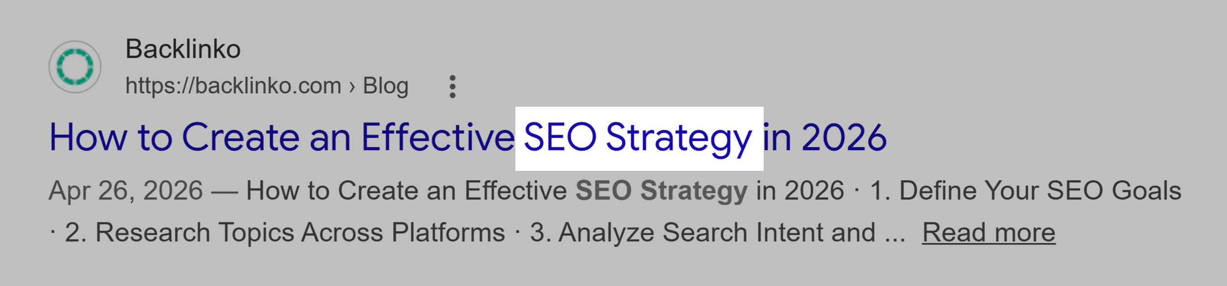 SEO Strategy – Title tag SEO Strategy – Title tag