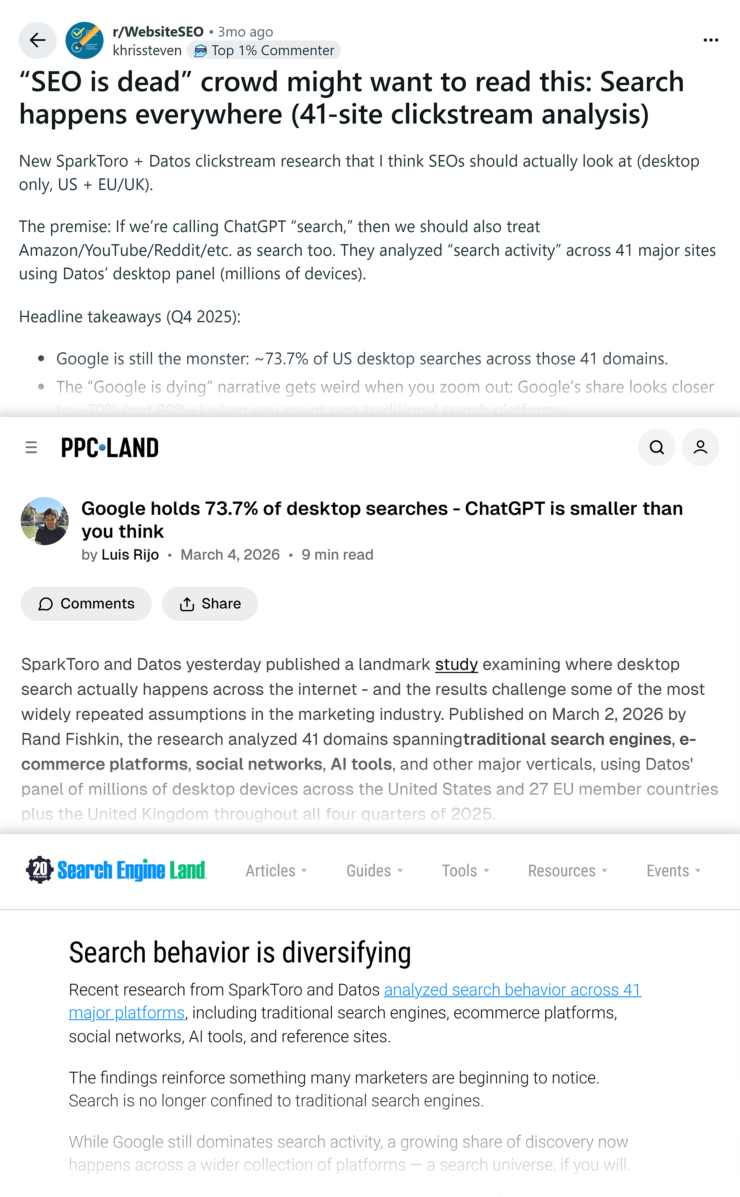SparkToro research mentions SparkToro research mentions