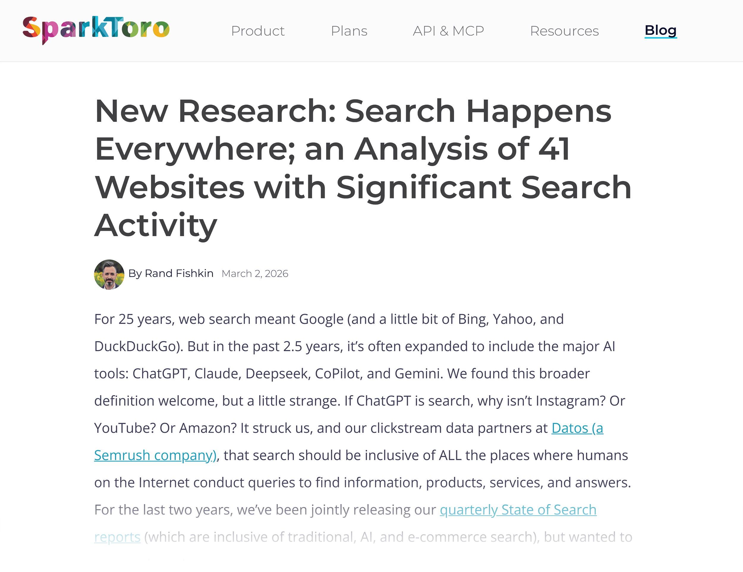 SparkToro – Search happens everywhere SparkToro – Search happens everywhere