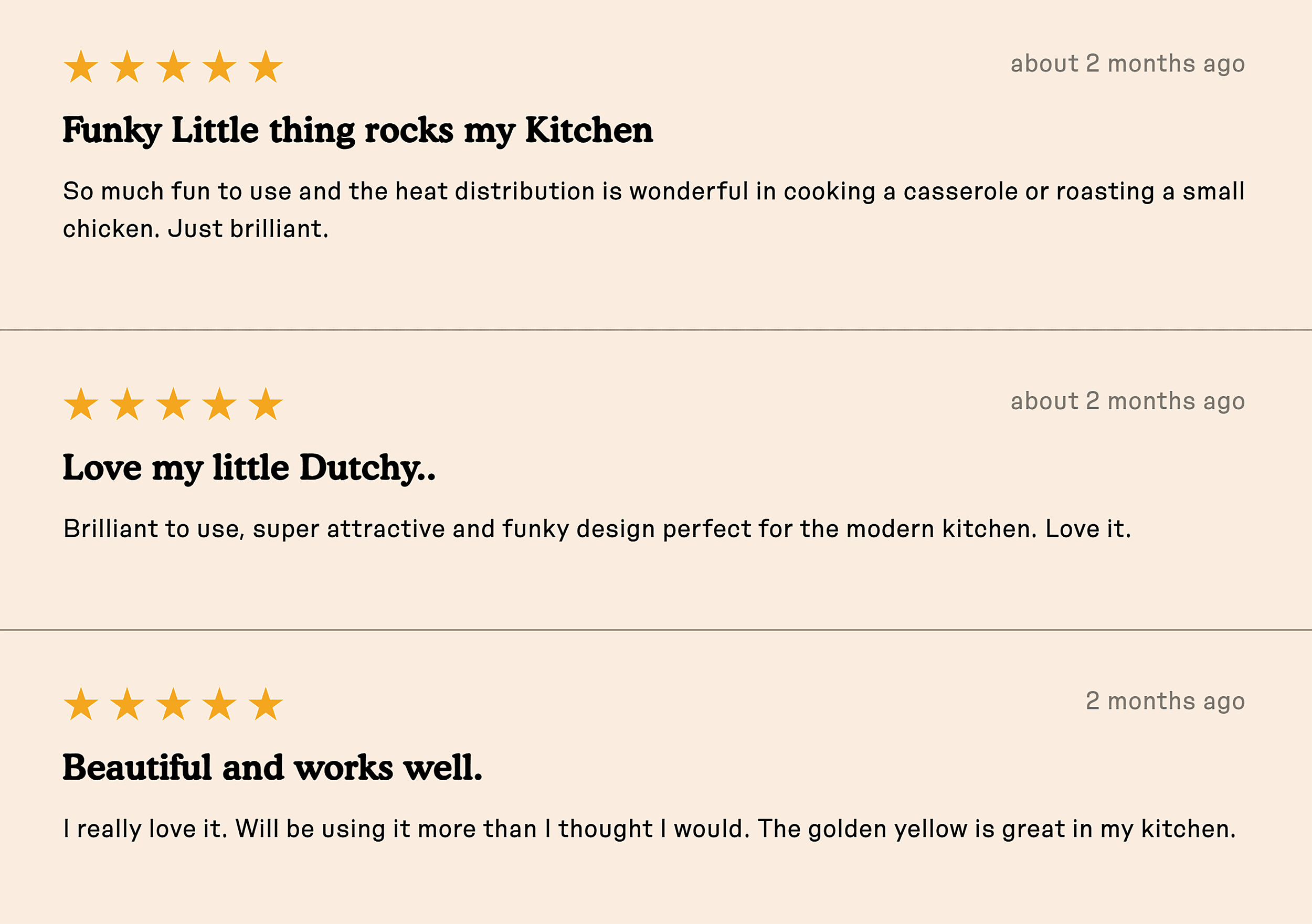 The Dutchess – Reviews The Dutchess – Reviews