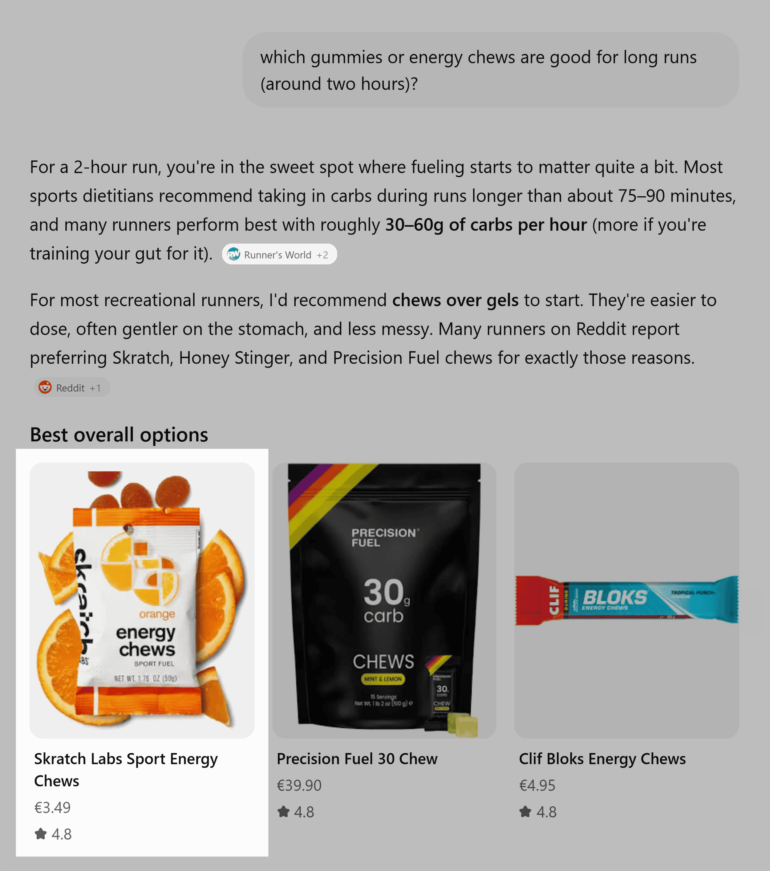 ChatGPT &ndash; Long run gummies