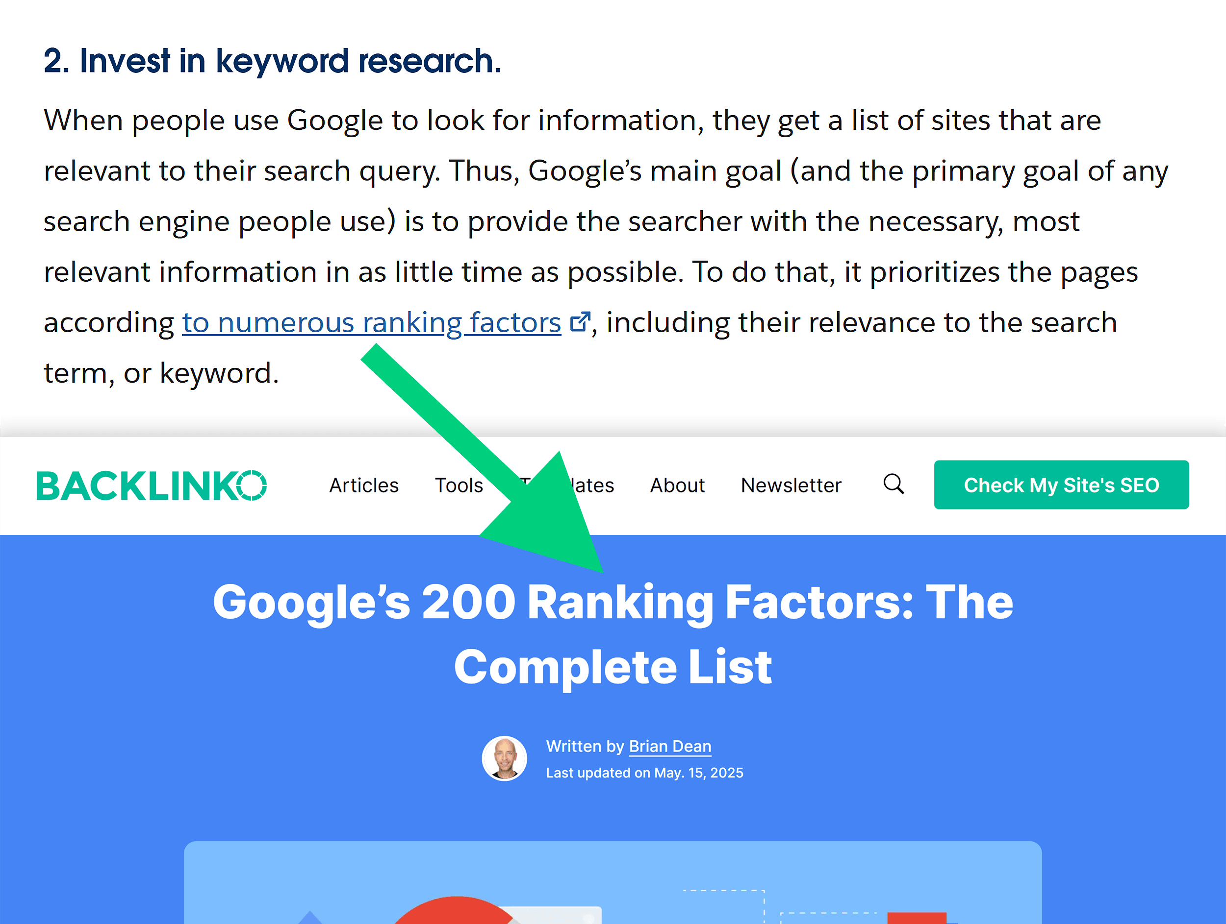 Salesforce backlink