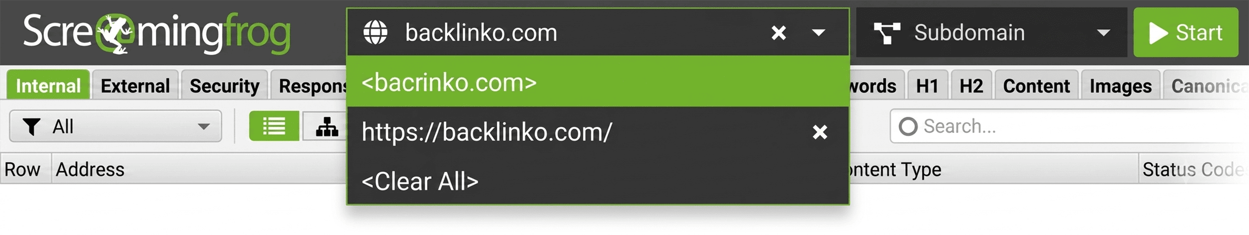 Screaming Frog &ndash; Check multiple URLs