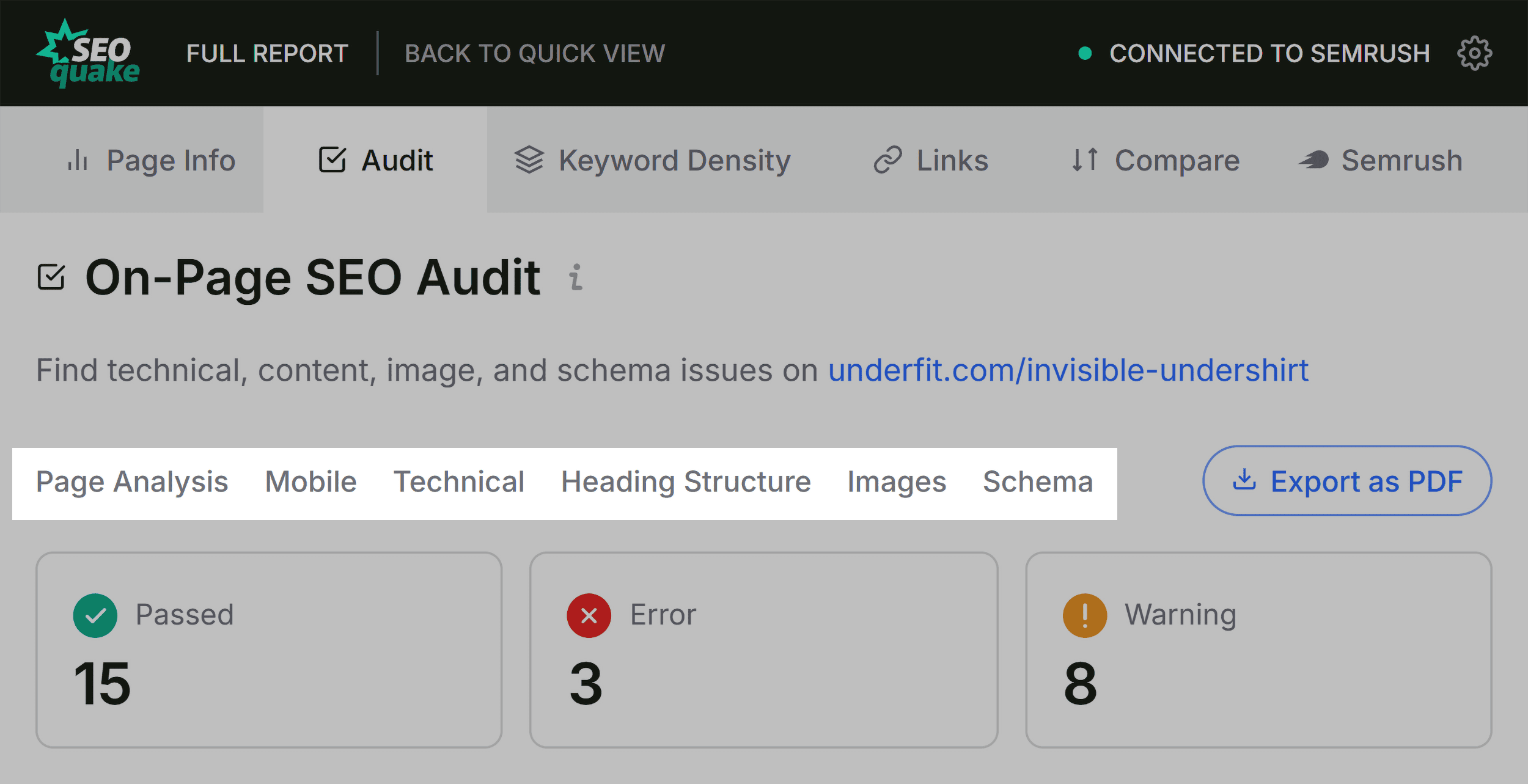 How to Audit Any Page in Under 3 Minutes with SEOquake