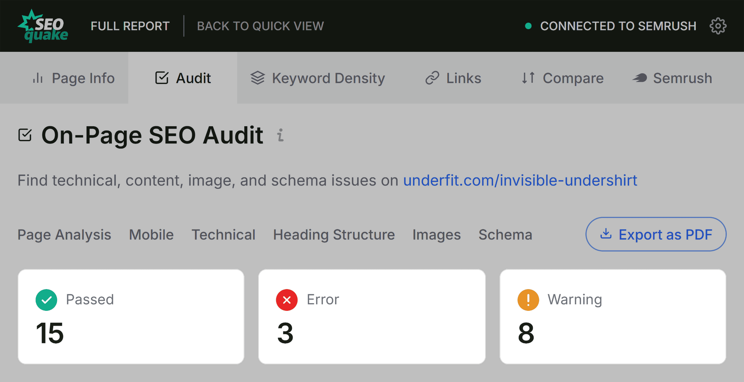 How to Audit Any Page in Under 3 Minutes with SEOquake