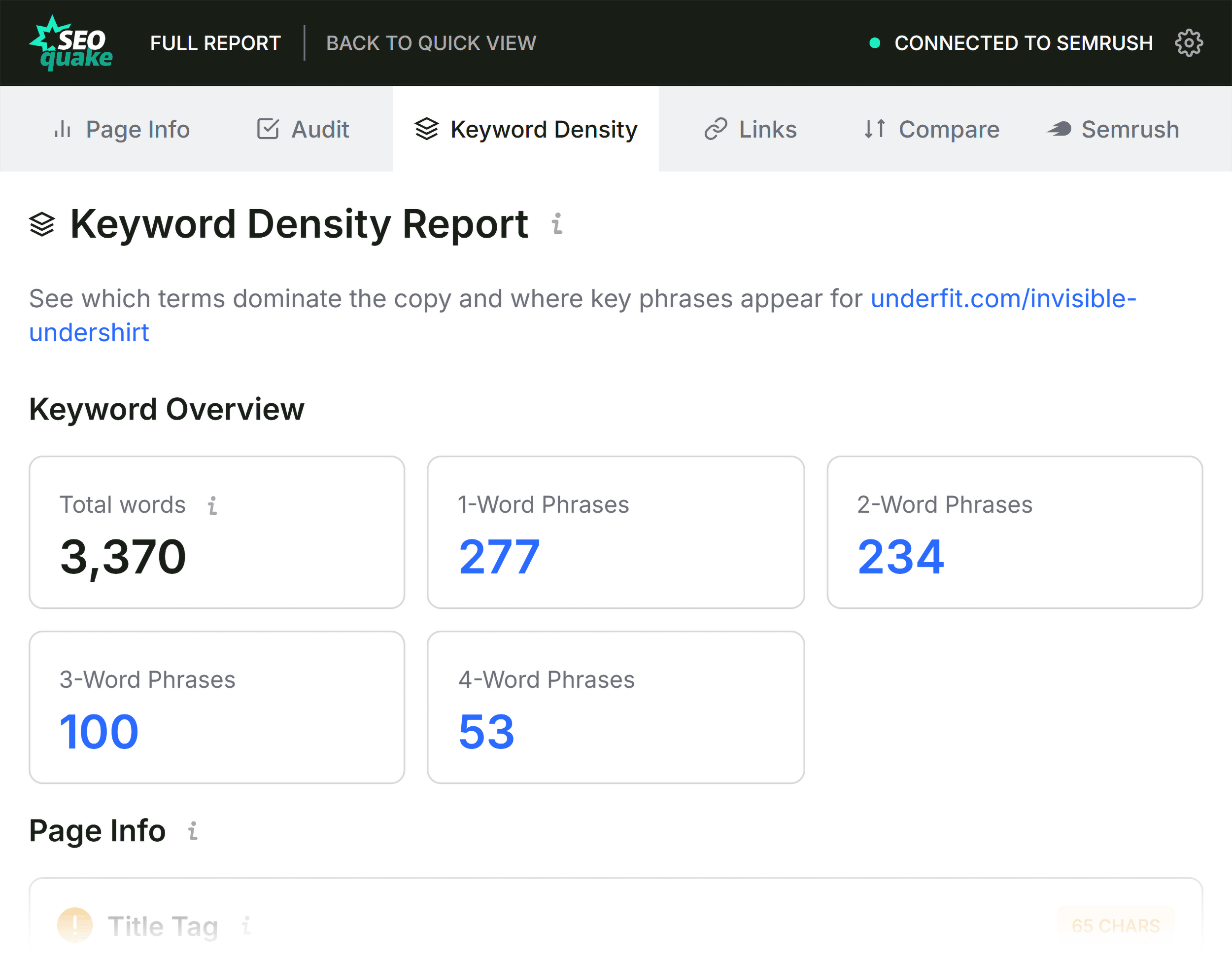 How to Audit Any Page in Under 3 Minutes with SEOquake