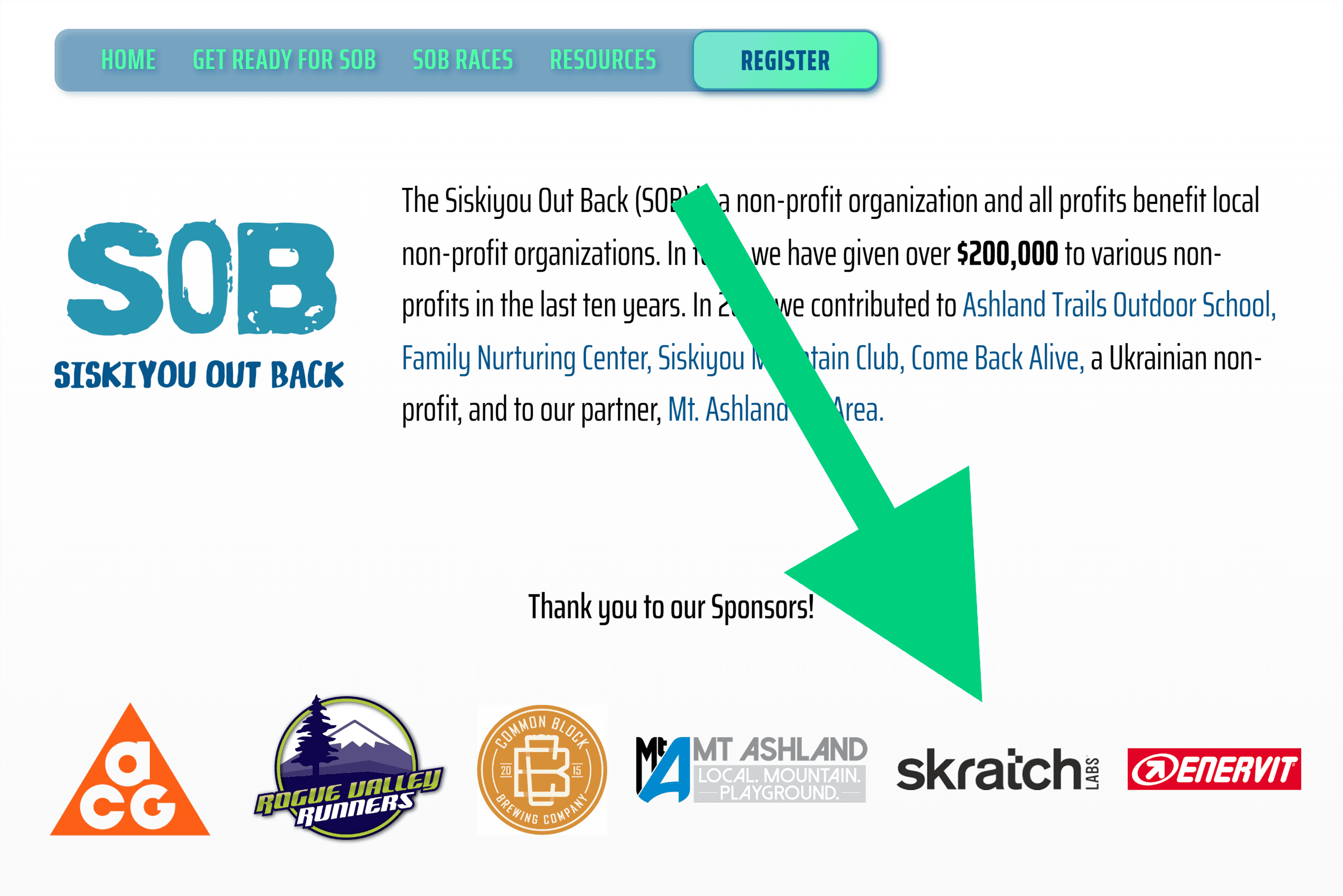 Siskiyou Out Back &ndash; Skratch Labs sponsorship