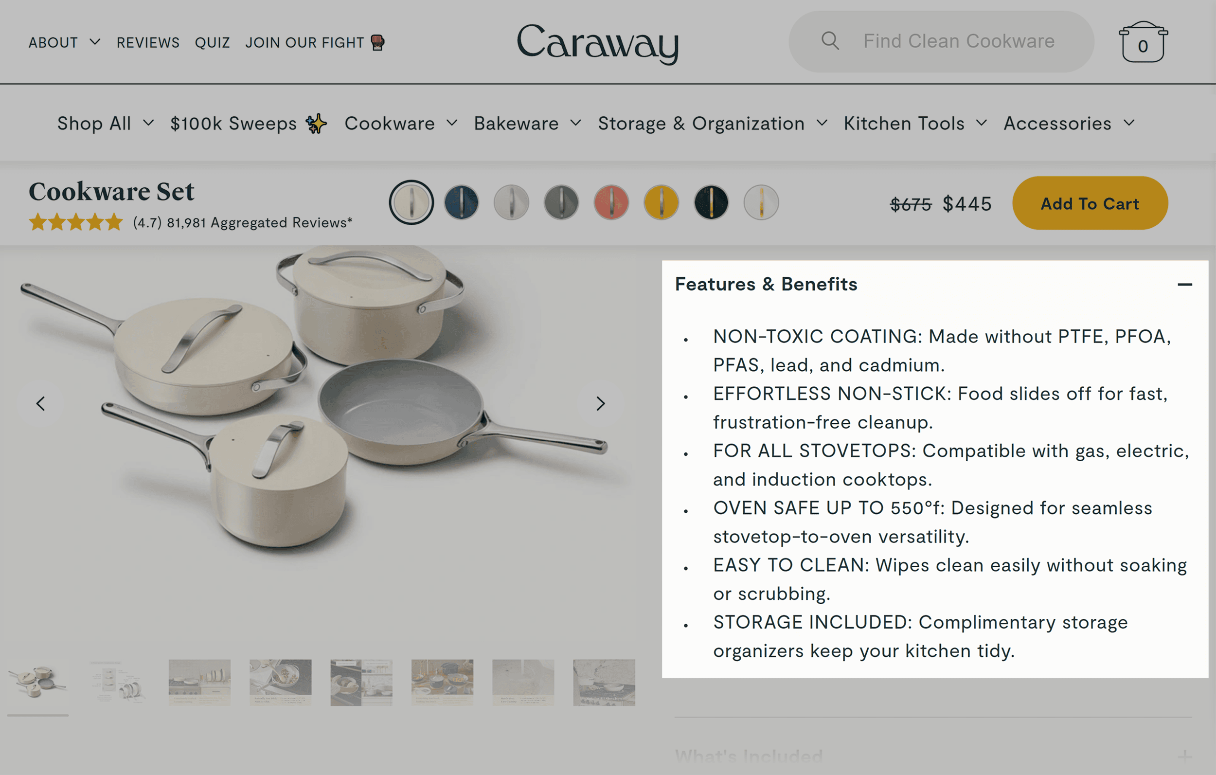 Caraway &ndash; Cookware sets