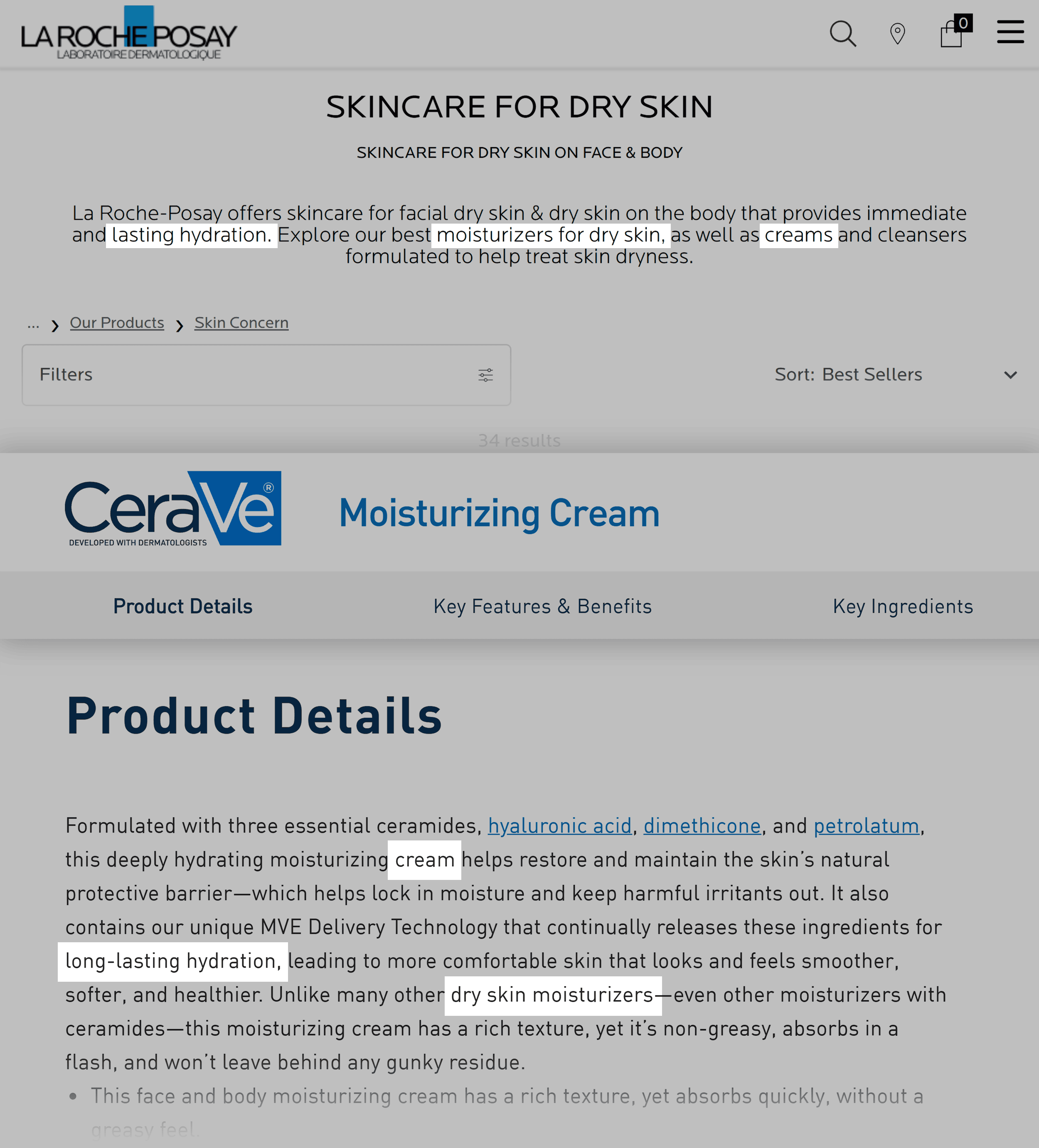 La Roche Posay and Cerave &ndash; Same language