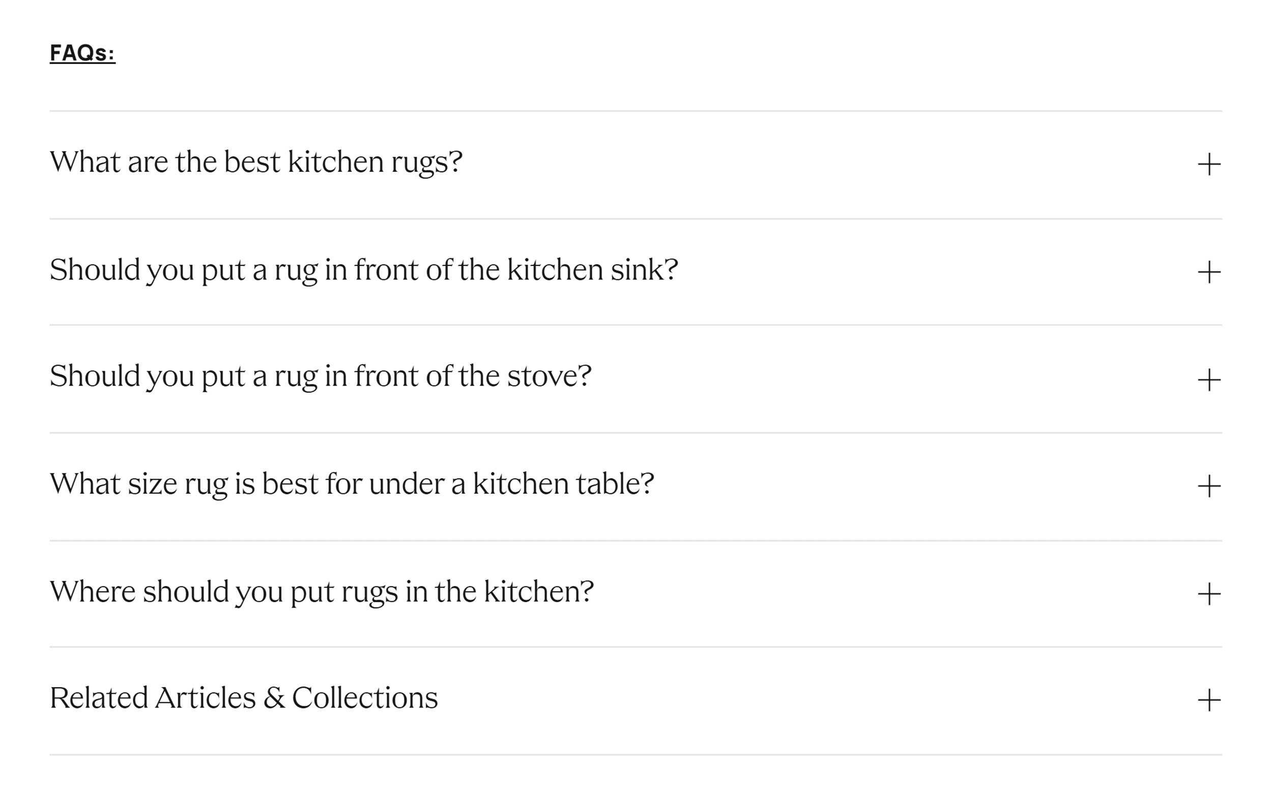 Ruggable &ndash; Kitchen rugs FAQ