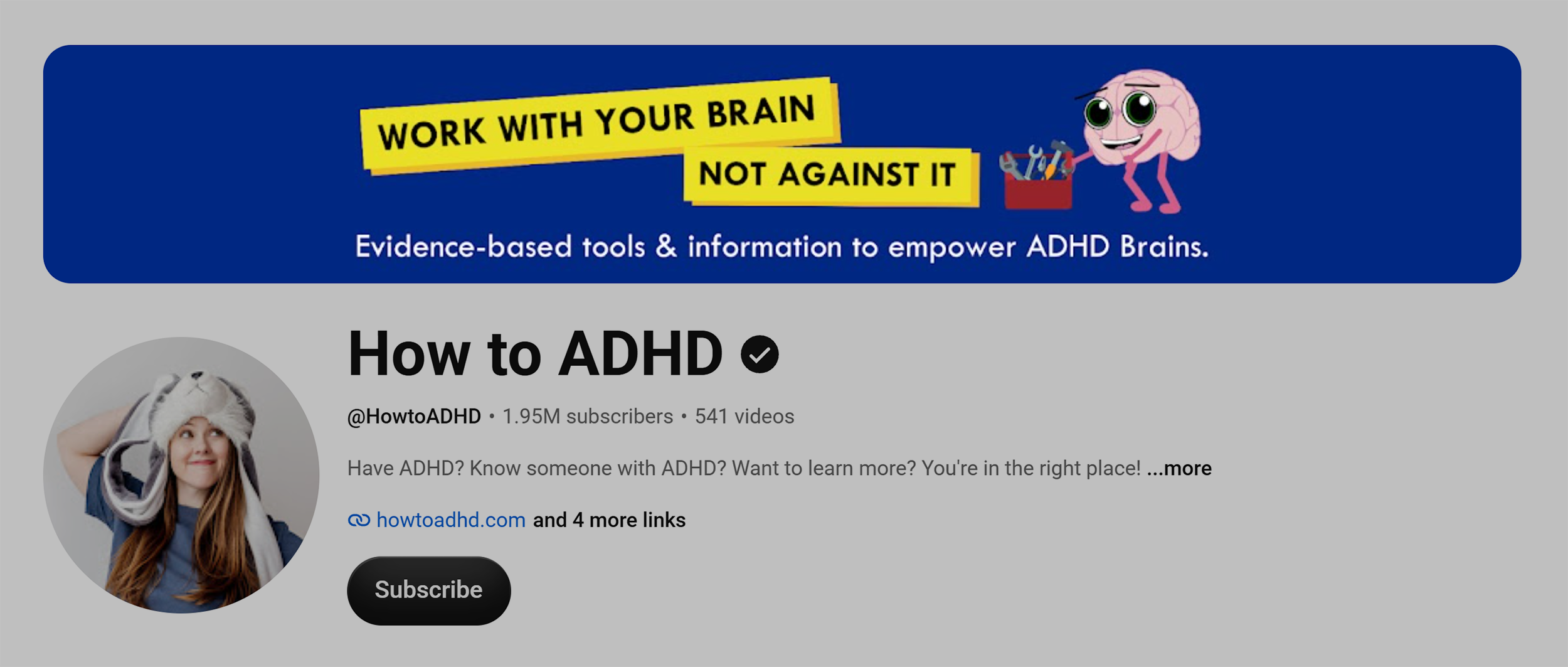 How to ADHD – Channel banner How to ADHD – Channel banner
