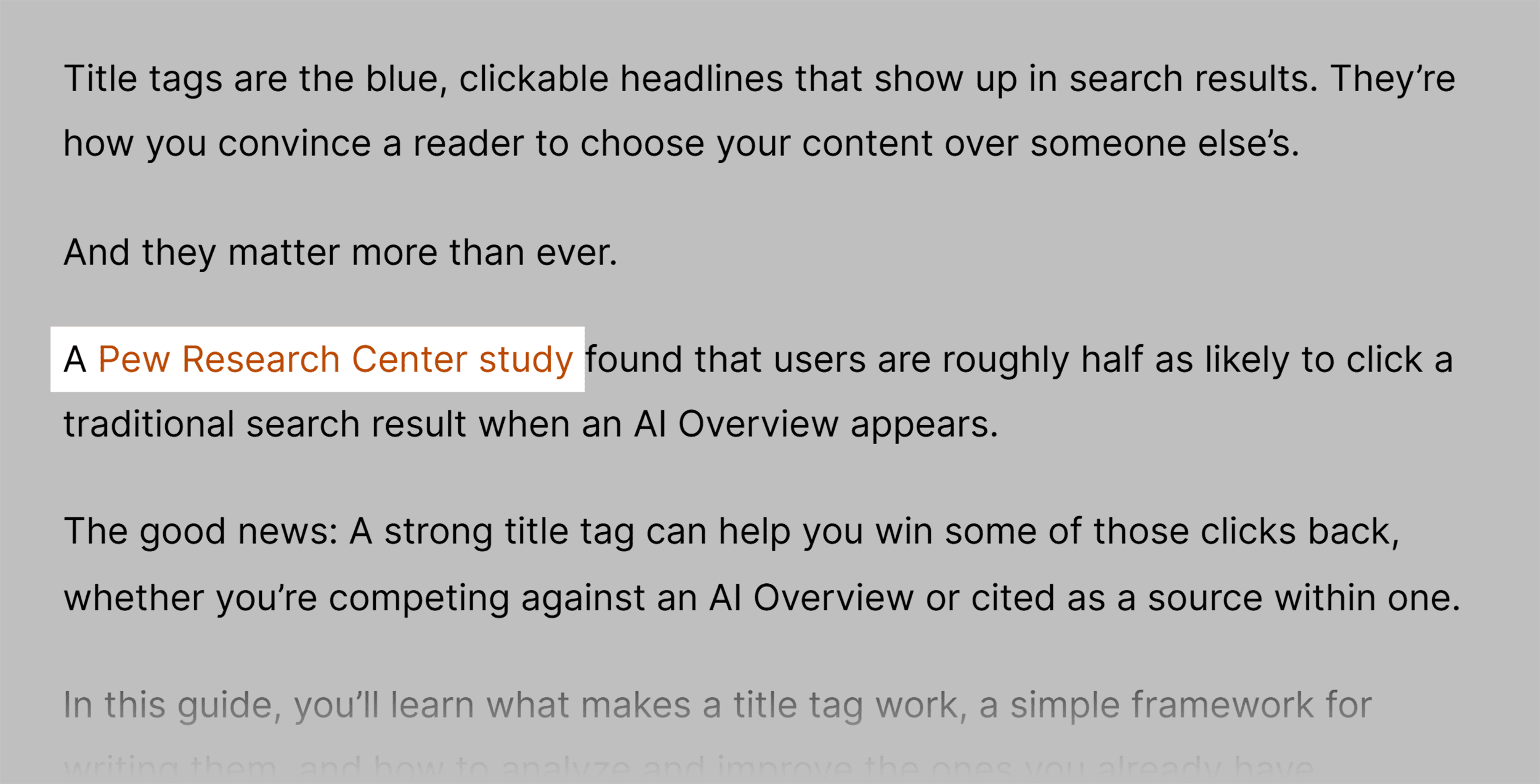 Title tags &ndash; Pew Research backlink