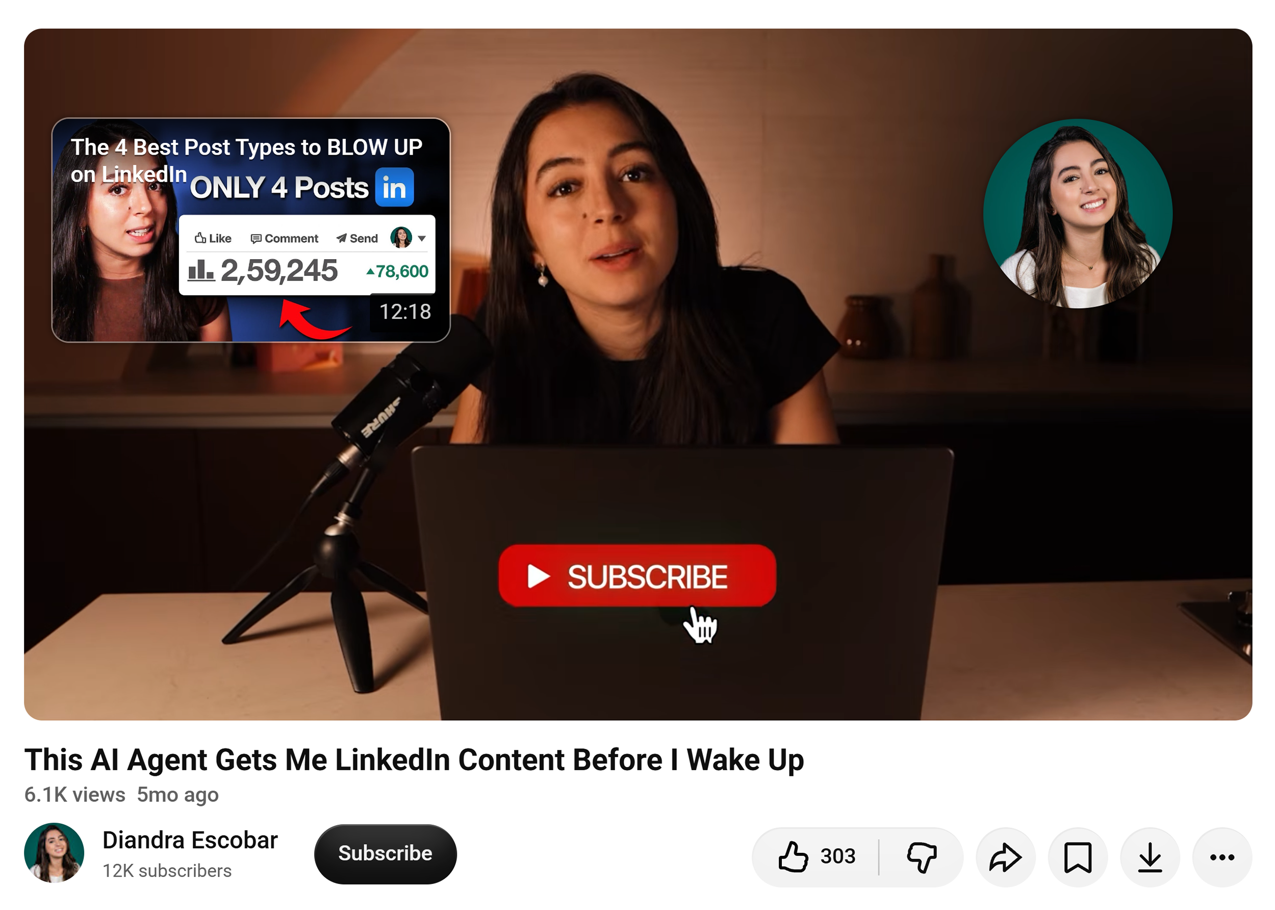 YouTube – Diandra Escobar – Video CTA YouTube – Diandra Escobar – Video CTA