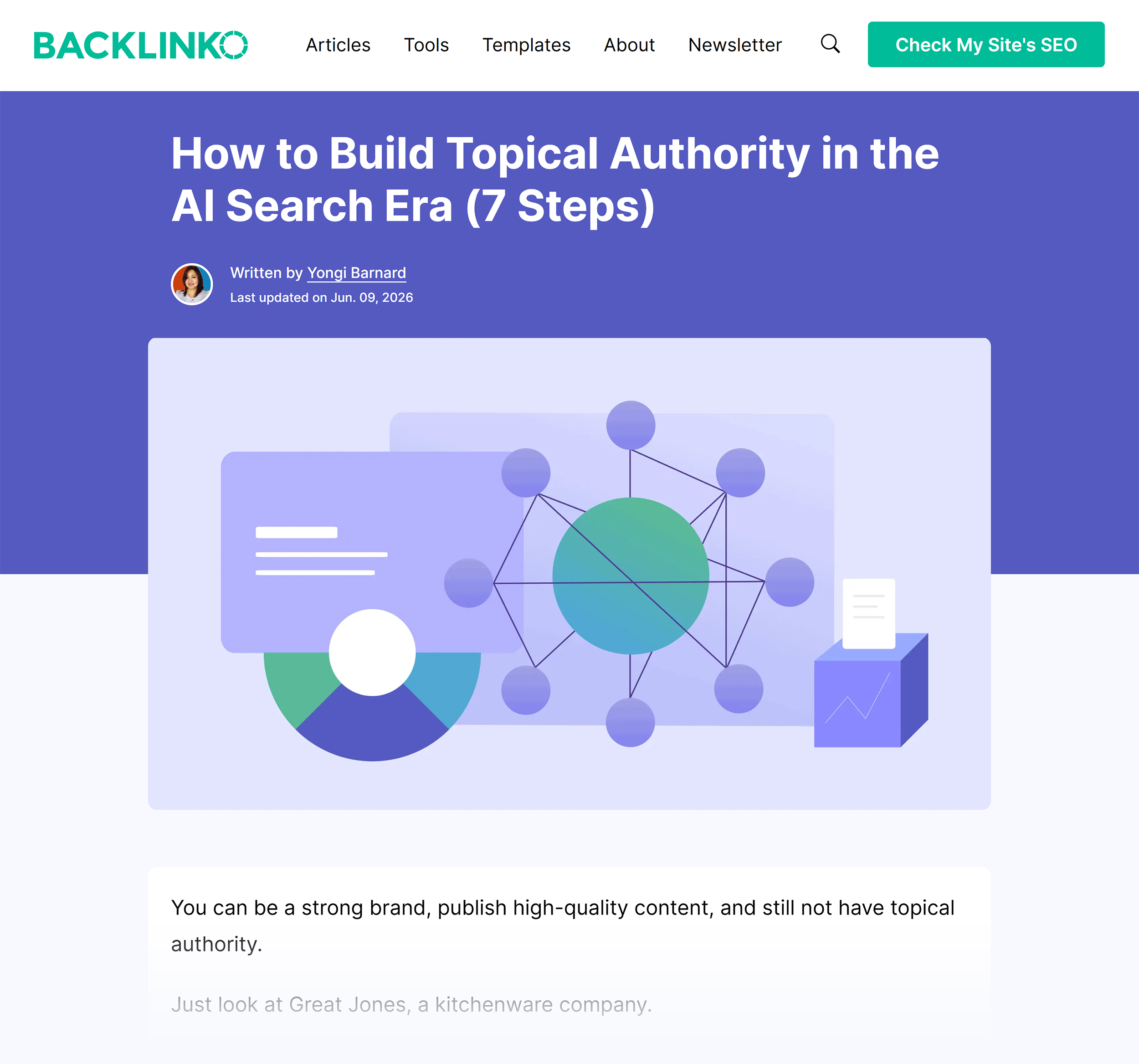 Backlinko &ndash; Topical authority